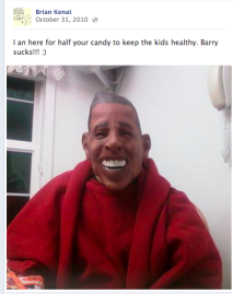 Barry sucks Brian Kenat halloween mask